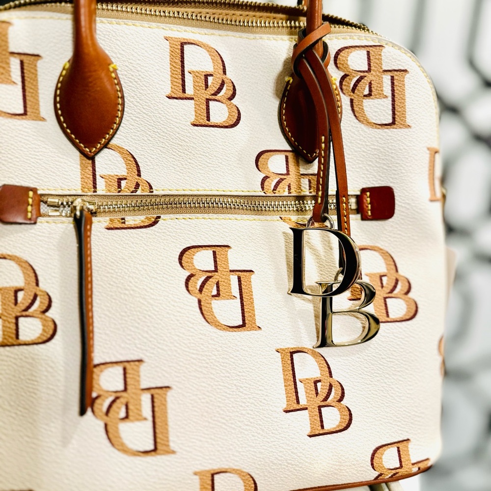 Dooney & Bourke Cream and Brown Women's Bag